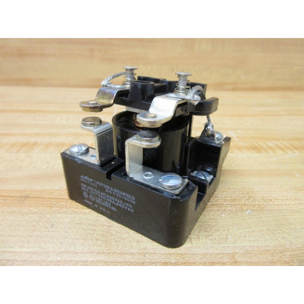 AMF Potter & Brumfield PRD7AY0-24V Relay PRD7AY024V Cracked Housing - New No Box