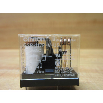 Omron G2R-117P-V-US-120V AC Relay G2R-117P-V-US-120VAC - New No Box