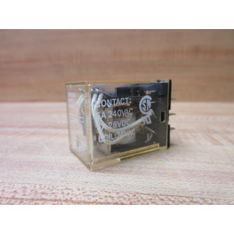 Omron MY4E-UA-G-24V AC Relay MY4E-UA-G-24VAC - New No Box