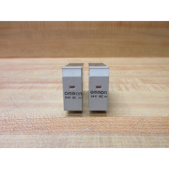 Omron G2R-2-S-24V DC(S) Relay G2R-2-S-24VDC(S) (Pack of 2) - Used