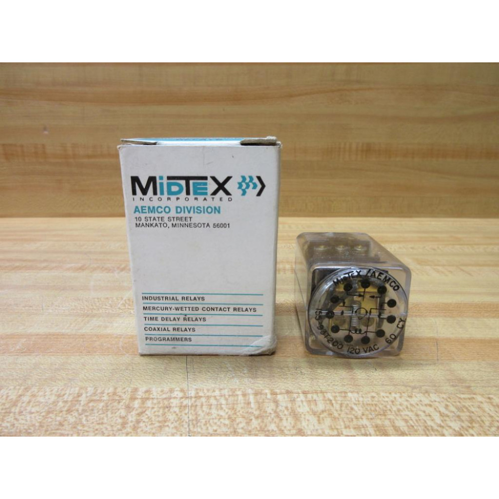 MidtexAEMCO 155-93T200 Relay 15593T200