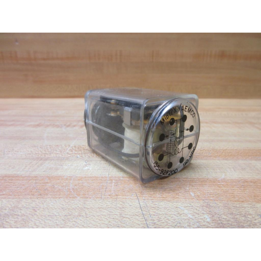 MidtexAEMCO 155-92F200-110V DC Relay 155-92F200 - Refurbished
