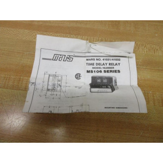 Mars MS106-1B-65-45C Time Delay Relay MS1061B6545C