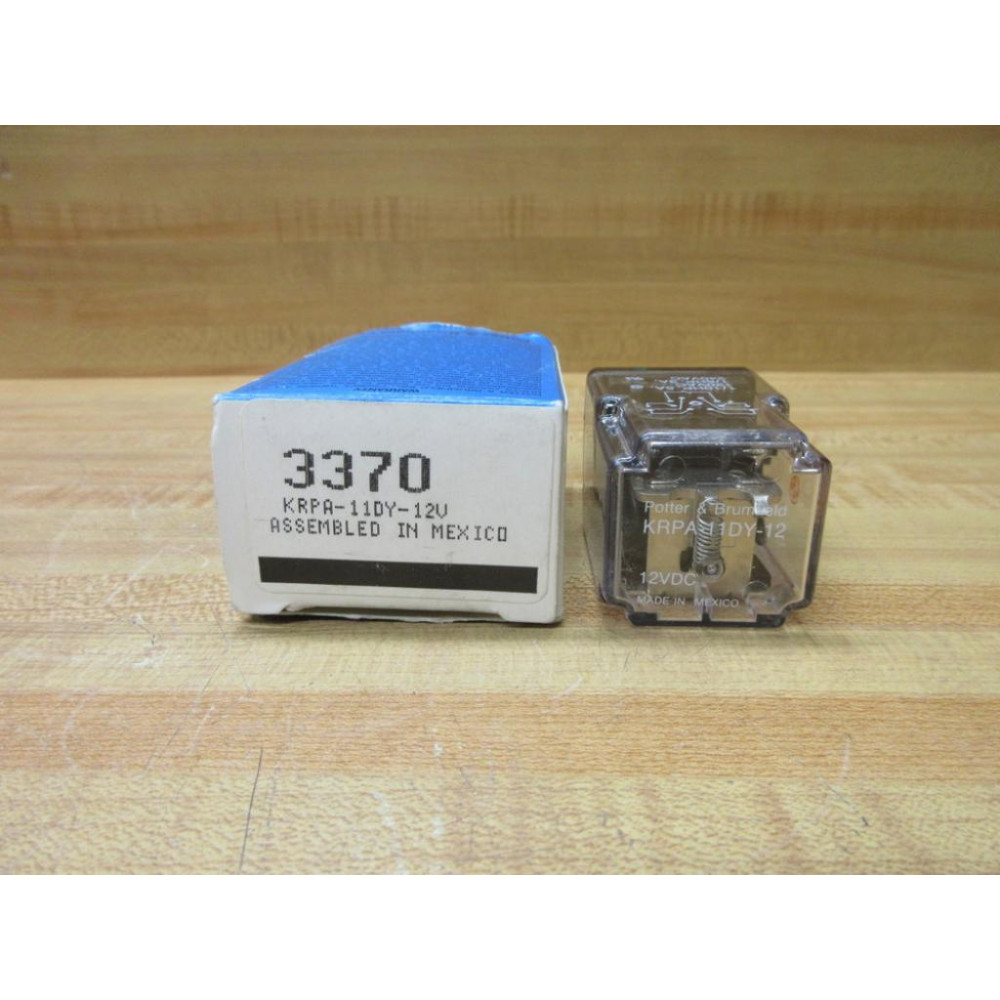 Potter & Brumfield KRPA-11DY-12V DC Relay KRPA-11DY-12-12V DC
