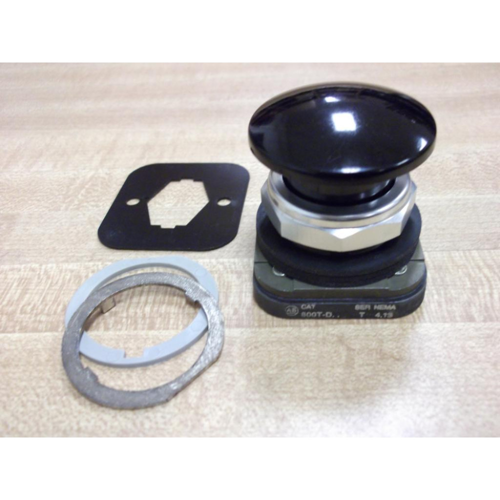 Allen Bradley 800T-D2 Mushroom Head 800TD2 Series T Black