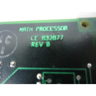 ABB CE 832877 Math Processor CE832877 Rev B - Used
