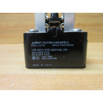 Potter & Brumfield PRD-11AY0-240V AC Power Relay PRD-11AYO-240