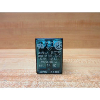 Guardian Electric A410-363539-12 Relay A41036353912 Blue - New No Box