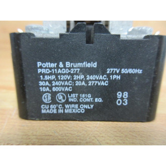 Potter & Brumfield PRD-11AG0-277 Relay PRD-11AGO-277