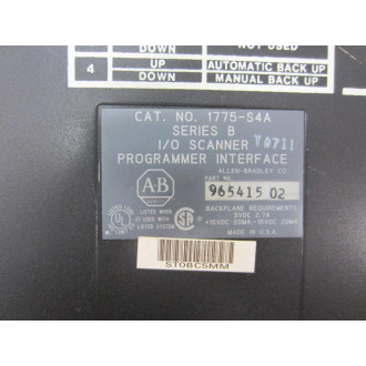 Allen Bradley 1775-S4A Scanner Interface 1775S4A - Used