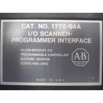Allen Bradley 1775-S4A Scanner Interface 1775S4A - Used