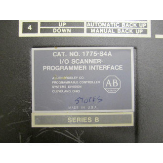 Allen Bradley 1775-S4A Scanner Interface 1775S4A - Used