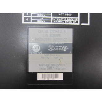 Allen Bradley 1775-S4A Scanner Interface 1775S4A - Used