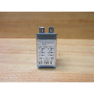 Releco C7-T21XAC120V Relay C7-T21X120VAC - New No Box