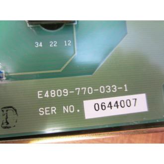 Okuma E4809-770-033-1 Relay Card  E48097700331 - Used