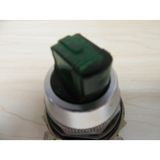 Allen Bradley 800T-16HX17KB6 Selector Switch WStd. Green Knob - Used