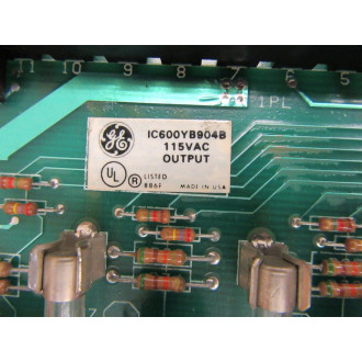 GEFanuc IC600YB904B Output Board W Terminal Cover - Used