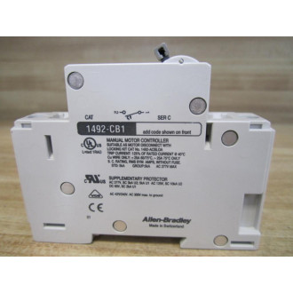 Allen Bradley 1492-CB1G200 Breaker 1492CB1G200 20A 20A Series C - New No Box