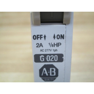 Allen Bradley 1492-CB1G020 Circuit Breaker 1492CB1G020 2A Ser. C - Used