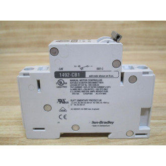 Allen Bradley 1492-CB1G020 Circuit Breaker 1492CB1G020 2A Ser. C - Used
