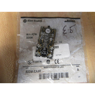 Allen Bradley 800M-XA4K Contact Block 800MXA4K