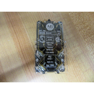 Allen Bradley 800M-XA4K Contact Block 800MXA4K