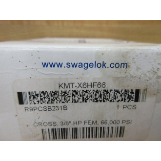 Swageloc 10078038 KMT Cross Fitting KMT-X6HF66