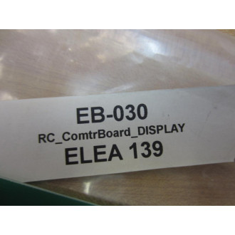 Poly-Flow Eng. EB-030 Parallel Display Board EA-030 - New No Box