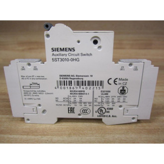 Siemens 5ST3010-0HG Auxiliary Circuit Switch 5ST301 AS - New No Box