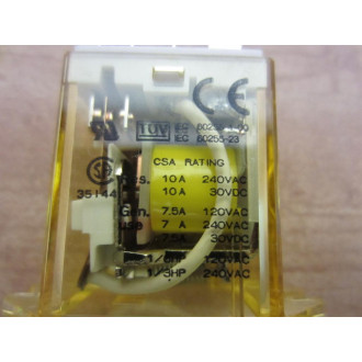 IDEC RH2B-UT-AC120V Relay RH2B-UT-120V AC - New No Box