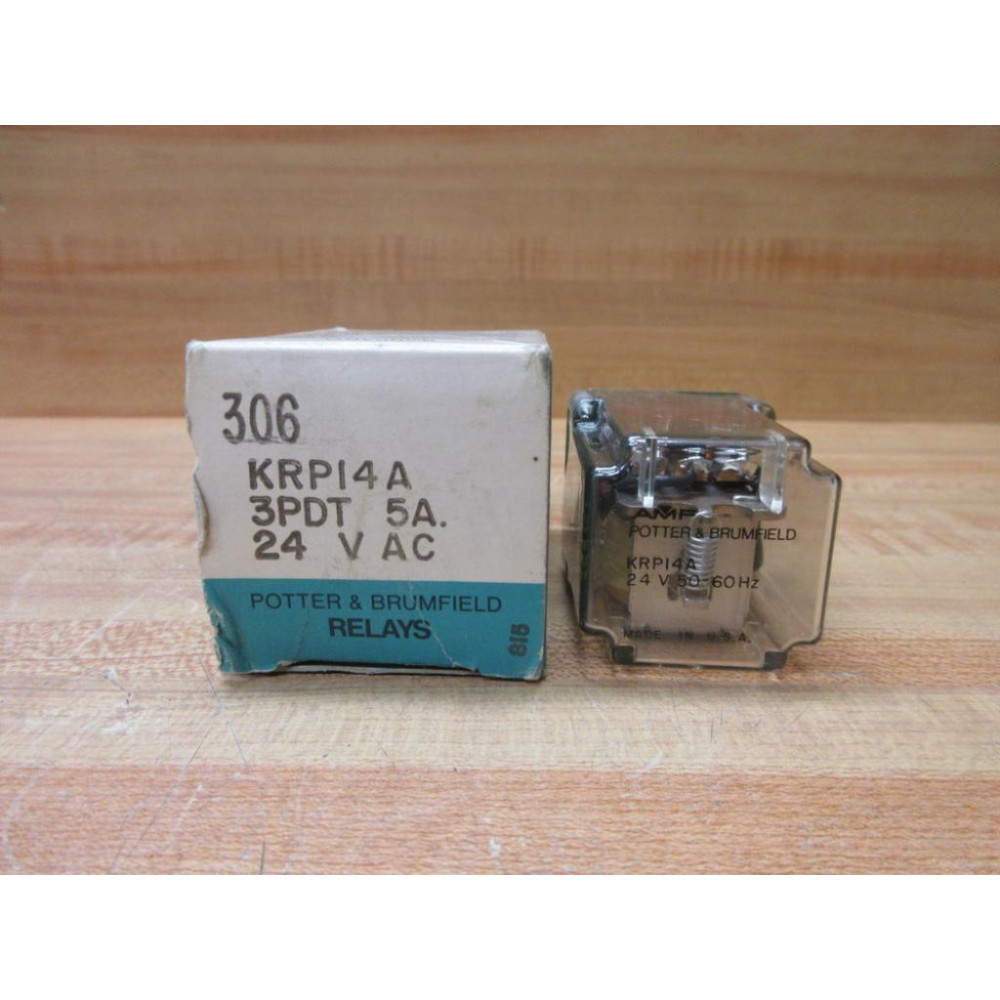 Potter & Brumfield KRP14A-24V AC Relay KRP14A-24VAC