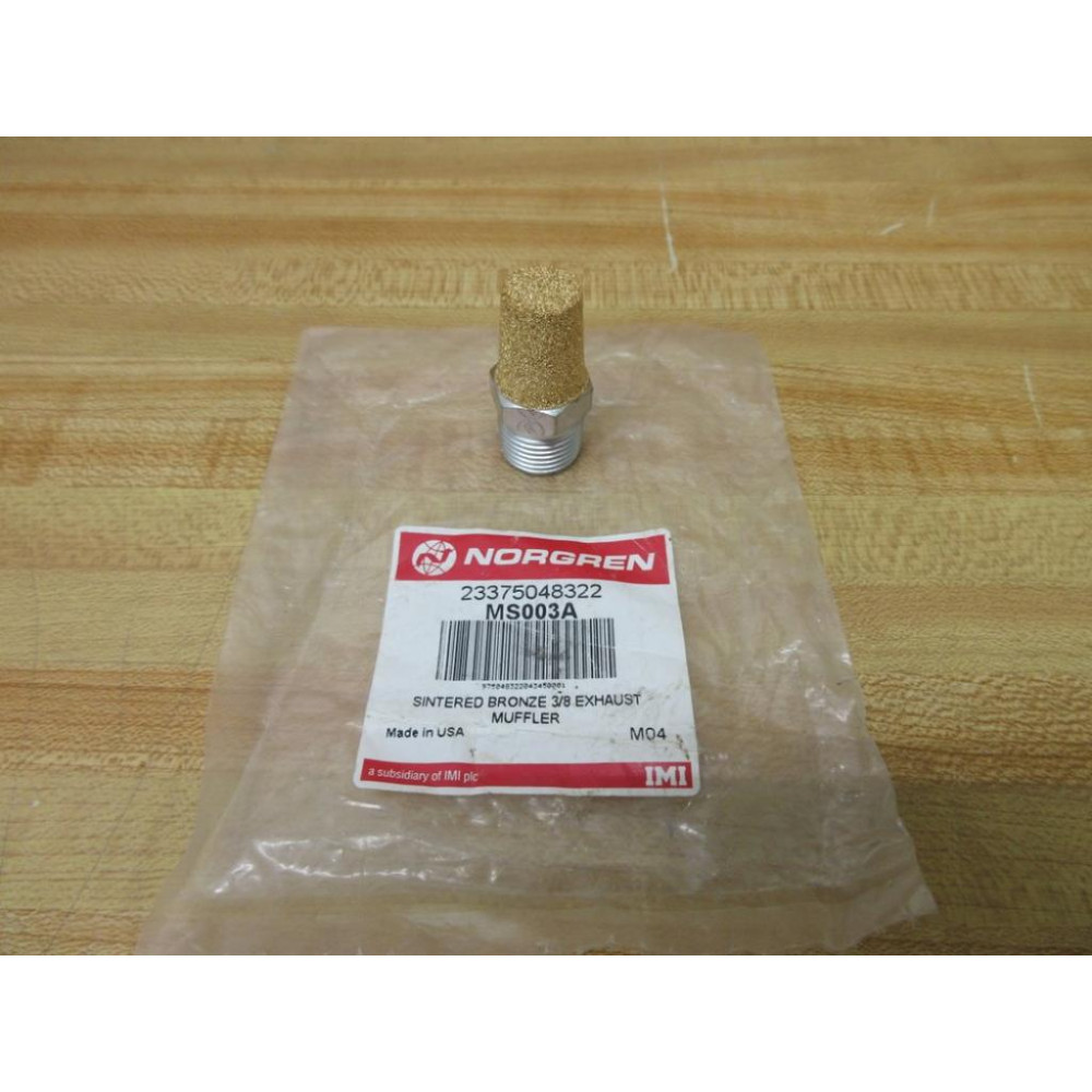 Norgren MS003A Exhaust Muffler 38" NPT