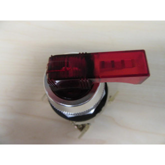 Allen Bradley 800T-24HB17KB6AX Selector Switch Red Lever Knob 800T-24HR17KB6AX