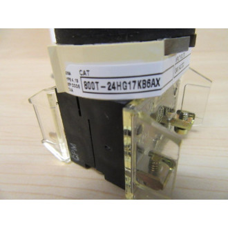 Allen Bradley 800T-24HB17KB6AX Selector Switch Green Lever Knob 800T-24HG17KB6AX