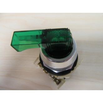 Allen Bradley 800T-24HB17KB6AX Selector Switch Green Lever Knob 800T-24HG17KB6AX