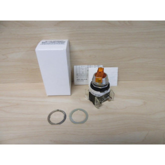 Allen Bradley 800T-24HB17KB6AX Selector Switch Amber Lever Knob 800T-24HA17KB6AX