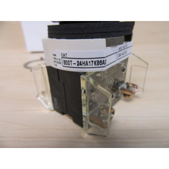 Allen Bradley 800T-24HB17KB6AX Selector Switch Amber Lever Knob 800T-24HA17KB6AX