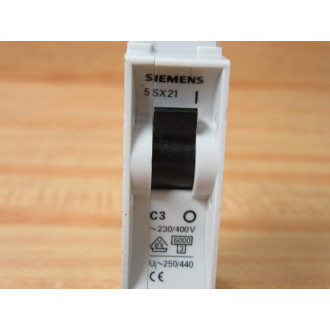 Siemens 5SX21-C3 3A Circuit Breaker 5SX21C3 - New No Box