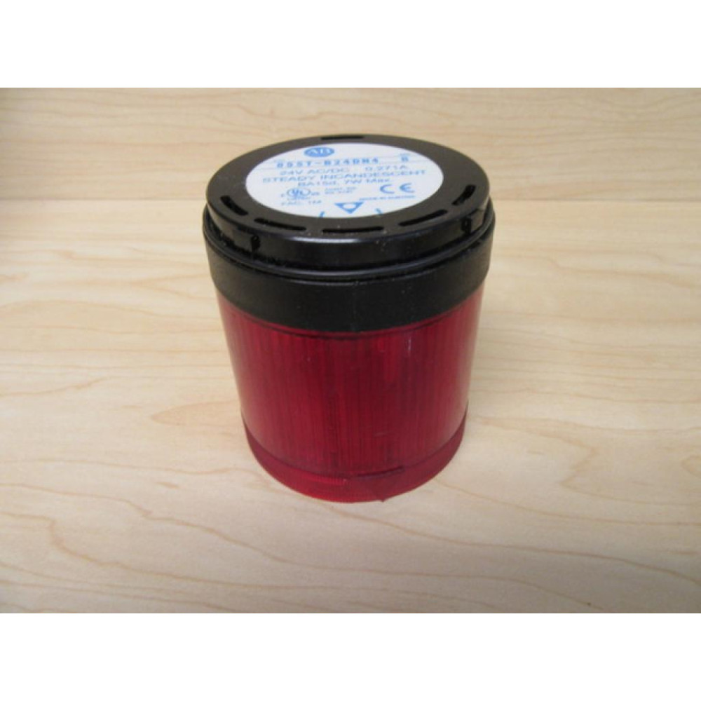 Allen Bradley 855T-B24DN4 Red Stack Light 855TB24DN4 Stack Light Only - Used