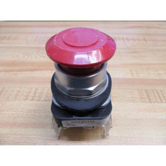 Allen Bradley 800T-FX6A5 Push-Pull Button Red (2) 800T-XD4 - Used