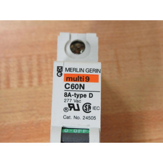 Merlin Gerin 24505 Square D Breaker 8A MG24505 Schneider