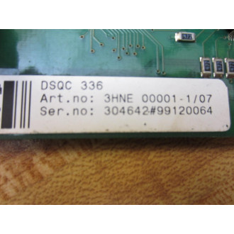 ABB 3HNE 00074NI0C DSQC336 Board  3HNE 00001-107 - Used