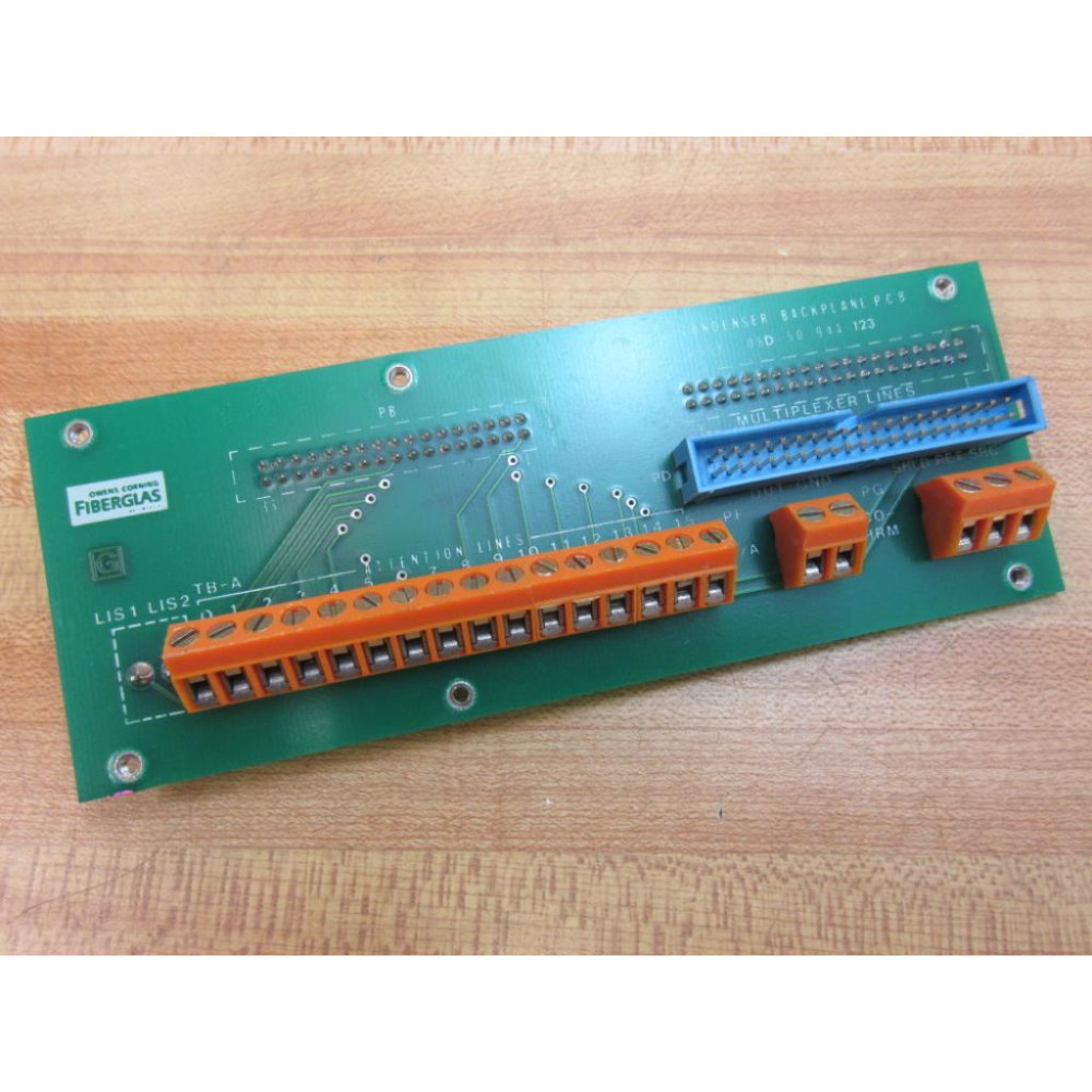 Fiberglas 08D-50-944-123 Condenser Backplane PCB 08D50944123 - New No Box