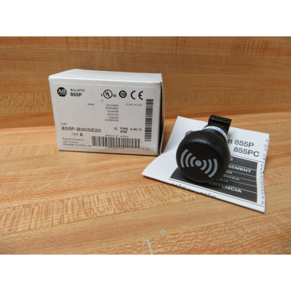 Allen Bradley 855P-B30SE22 Panel Mount Sounder 855PB30SE22