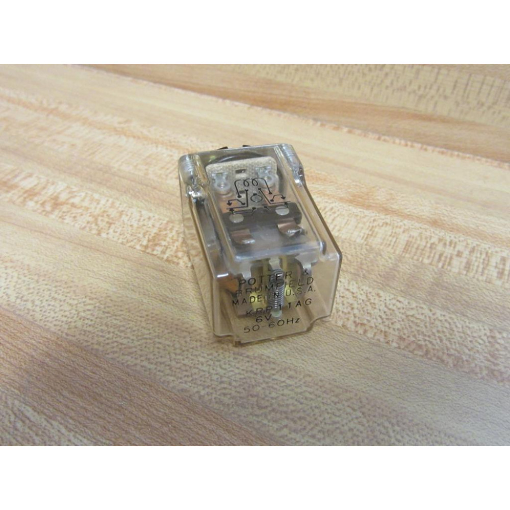 Potter & Brumfield KRP-11AG-6V AC Relay KRP-11AG-6VAC - New No Box