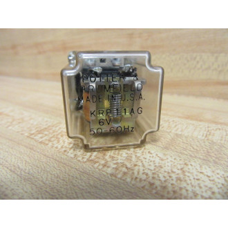 Potter & Brumfield KRP-11AG-6V AC Relay KRP-11AG-6VAC - New No Box