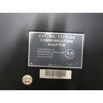 Allen Bradley 975195-01 Comm Adapter 97519501 1775-KA Rev B - Used