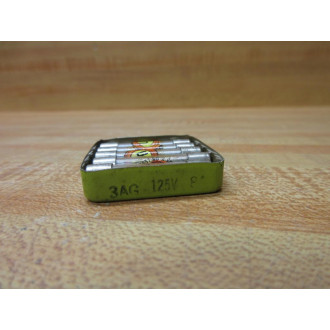 Littelfuse 3AG-8A Fuse 3AG8A 312, Metal Strip Element, 0312008 (Pack of 10)