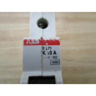 ABB S271-K10A 10A Circuit Breaker S271-K10 - Used