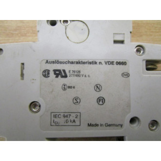 ABB S271-K10A 10A Circuit Breaker S271-K10 - Used